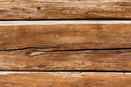 Closeup picture of old rustic wooden planksの写真素材