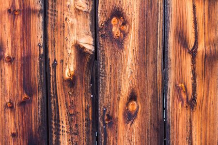 Closeup picture of old rustic wooden planksの写真素材