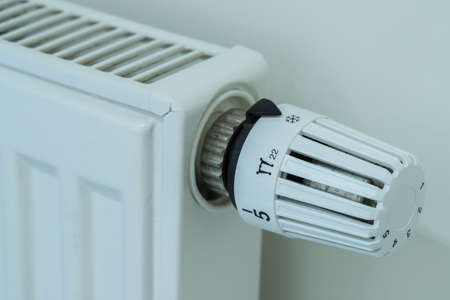 Close up picture of a heat regulator.の写真素材
