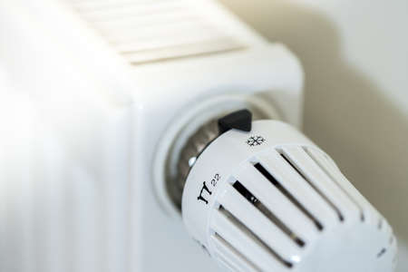 Close up picture of a heat regulator.の写真素材