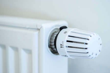 Close up picture of a heat regulator.の写真素材