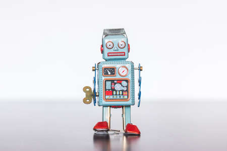 Symbol for a chatbot or social bot and algorithmsの写真素材