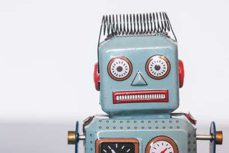Symbol for a chatbot or social bot and algorithmsの写真素材