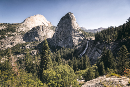 Landscape in the Sierra Nevada mountainsの写真素材