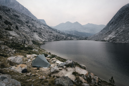 Landscape in the Sierra Nevada mountainsの写真素材