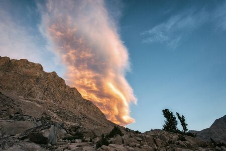 Landscape in the Sierra Nevada mountains