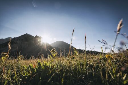 Landscape in the Sierra Nevada mountainsの写真素材