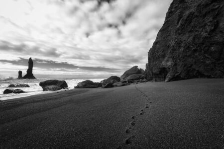 Coastal landscape in Iceland