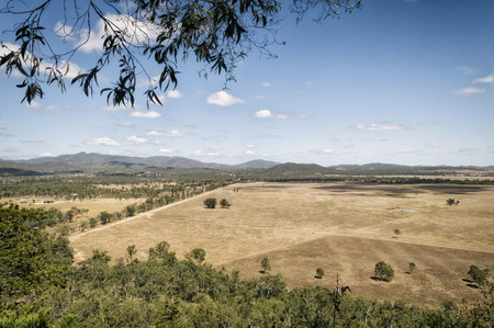 Outback landscape in New Wales, Australiaの写真素材