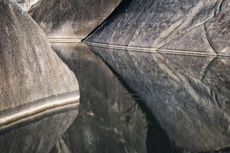 Pond and Rocks in Queensland, Australiaの写真素材