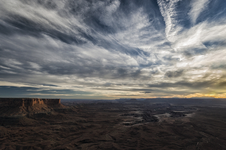 Landscape in Canyonlands National Park, Utah, USAの写真素材