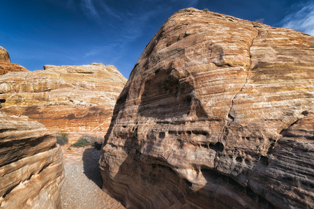 Landscape at Valley of the Fire State Park, Californiaの写真素材