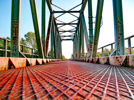 Old Deserted Railway Bridgeの写真素材