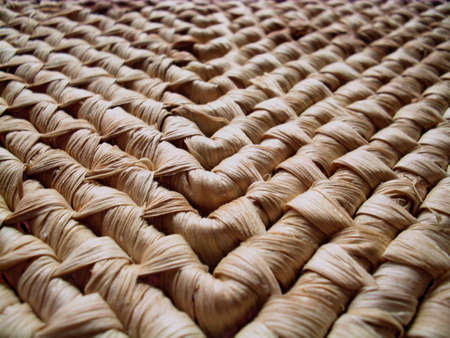straw placemat