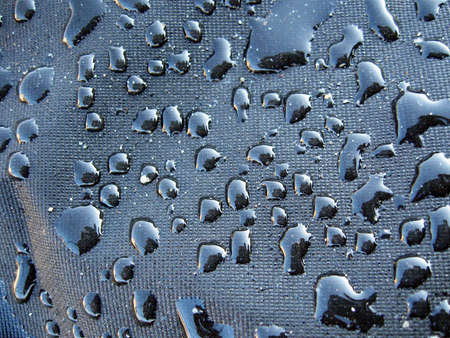 DROPLETS ON TEXTILEの写真素材