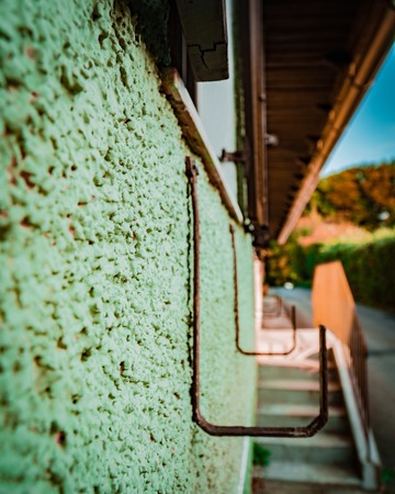 Green House with depth of field in Kitzeck, Austriaの写真素材
