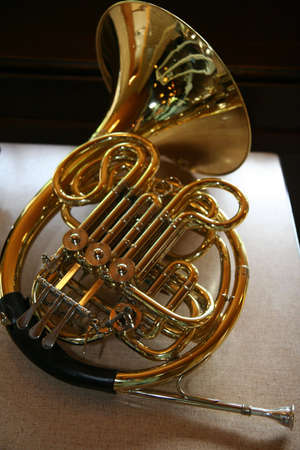 Horn brass instrumentの写真素材