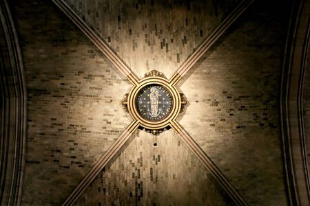 Roof of Notre Dameの写真素材