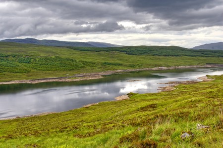 Scenic view of Scottish highland 
