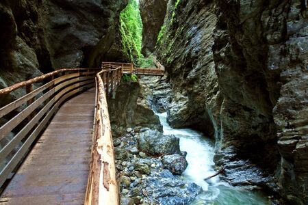 Liechtensteinklamm (Liechtenstein Gorge) の写真素材