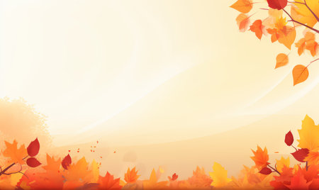 Autumn background with maple leaves. Vector illustration. EPS 10.の素材