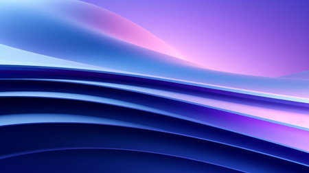 abstract background with smooth lines in blue and purple colors, 3d renderの素材