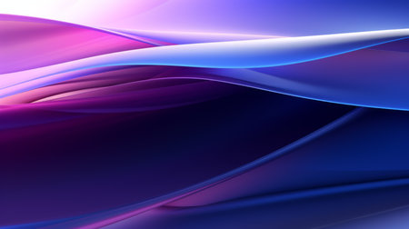 abstract background with smooth lines in blue and purple colors, 3d renderの素材