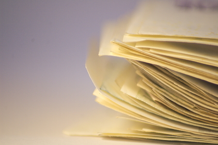Pack of money in backgroundの写真素材