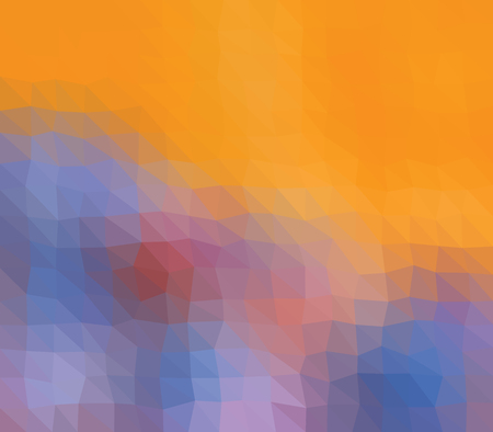 Kaleidoscopic low poly style triangle vector mosaic background