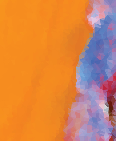 Kaleidoscopic low poly style triangle vector mosaic backgroundのイラスト素材