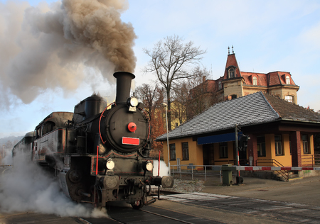 Old steam train