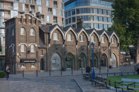 CITY OF LONDON,LONDON-SEPTEMBER 7,2017: Tower of London shop, place where tourists buing souvenirs, jewellery, gifts, toys and books.のeditorial素材