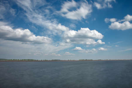 Upper water reservoir of the pumped storage hydro power plant Dlouhe Strane in Jeseniky Mountains,...
