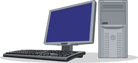 Computer systemのイラスト素材