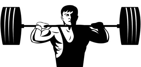 Weightlifterのイラスト素材