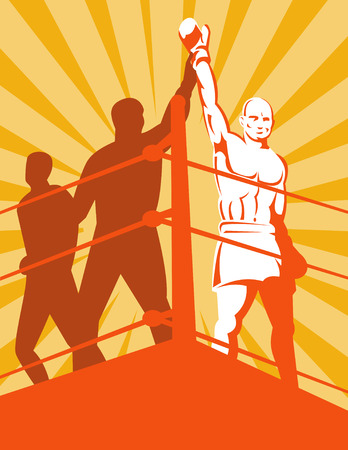 Boxing championのイラスト素材