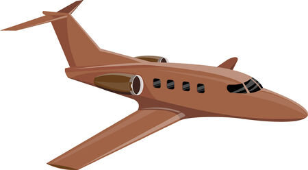 Light commercial planeのイラスト素材