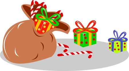 Christmas presentsの写真素材