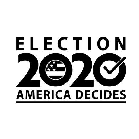 Aug 19, 2020, AUCKLAND, NEW ZEALAND: Stencil illustration showing text or words Election 2020...