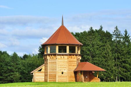 Wooden churchの写真素材