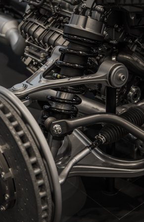 Car front axle system and suspension