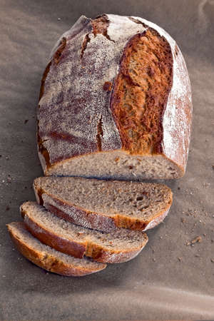 Fresh and very crusty homemade bread