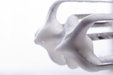 whipping protein with a mixer