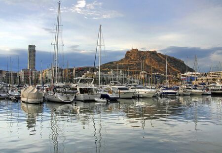 Boats in Alicanteのeditorial素材