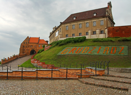 City of Grudziadz in Polandの写真素材