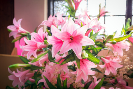 Wedding flower decorationの写真素材