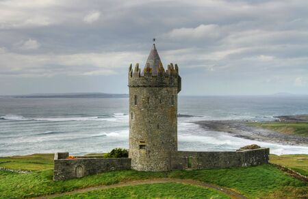 Castle in Doolin, Irelandのeditorial素材