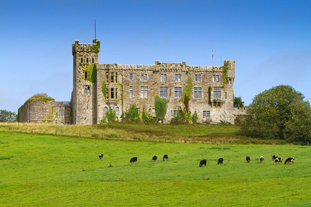 11th Century Kilbrittain Castle, Co.Cork, Irelandのeditorial素材