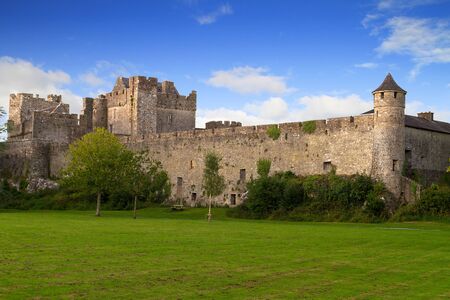 Cahir castle in county Tipperary, Irelandのeditorial素材