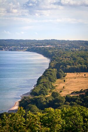 Swedish coastline of Baltic Seaの写真素材